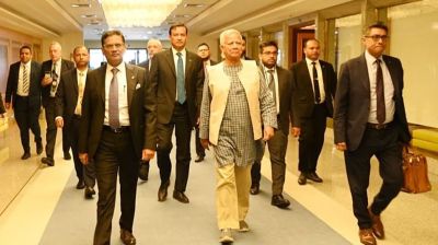 রোম ছেড়েছেন প্রধান উপদেষ্টা