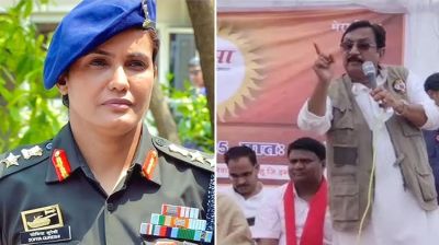 কর্নেল সোফিয়াকে নিয়ে বিতর্কে বিজেপি মন্ত্রী