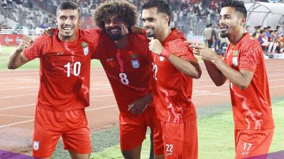 হামজা-সোহেলের গোলে ভুটানকে হারাল বাংলাদেশ