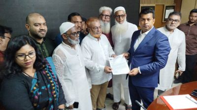 ডিএনডি বাঁধের জলাবদ্ধতা দূরীকরণে স্মারকলিপি 