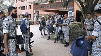 জাকসু নির্বাচন ঘিরে ক্যাম্পাসে কঠোর নিরাপত্তা