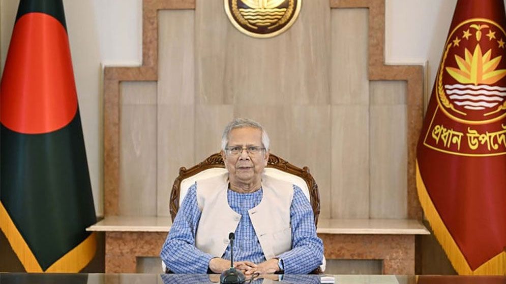 সন্ধ্যায় ভাষণ দেবেন প্রধান উপদেষ্টা
