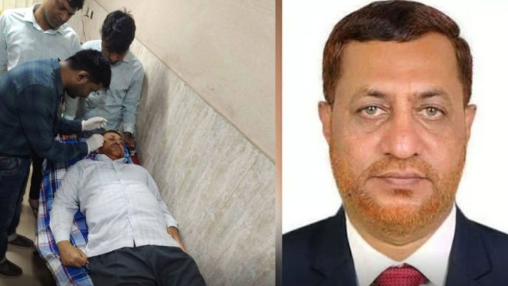 সড়ক দুর্ঘটনায় এমপি নুরুল আমিন আহত