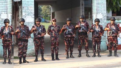 বগুড়ায় ৮ প্লাটুন বিজিবি মোতায়েন