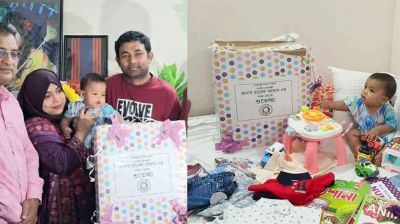 যশোরের সেই শিশুর জন্য এবার উপহার পাঠালেন প্রধানমন্ত্রী