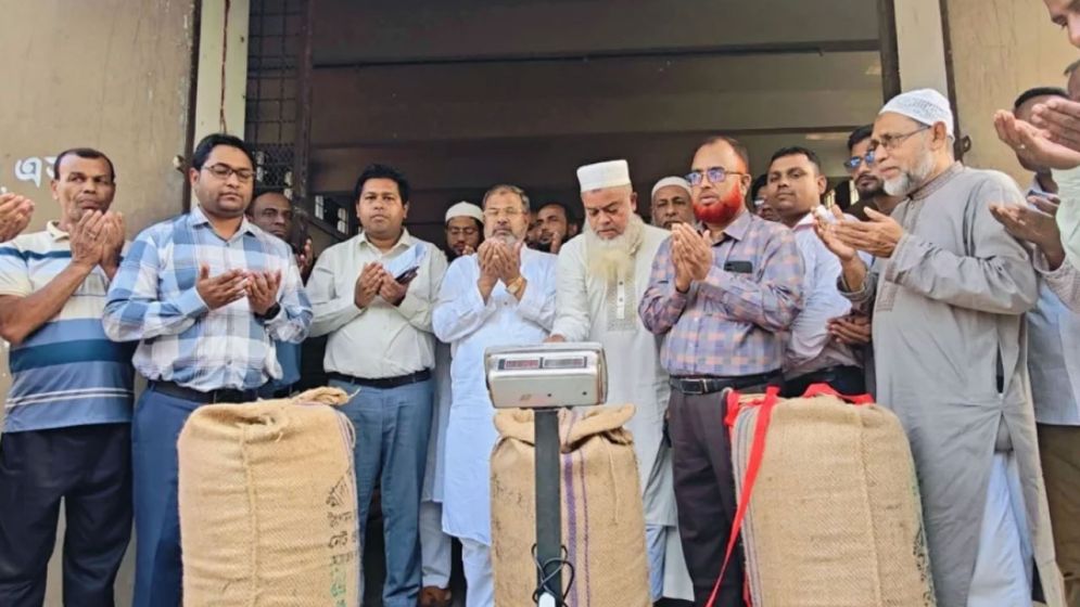 সিংড়ায় ধান-চাল সংগ্রহ অভিযান উদ্বোধন 
