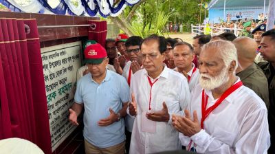 ময়মনসিংহে ধরার খাল পুনঃখনন কাজের উদ্বোধন প্রধানমন্ত্রীর