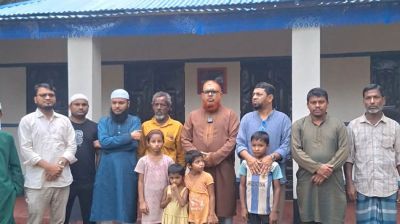 বিশ্বনাথে ঘর পেলো তিন অসহায় পরিবার