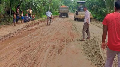 মধুপুর-দেওয়ানগঞ্জ সড়কের সংস্কার কাজ শুরু