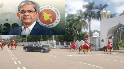 বঙ্গভবনে উঠলেন রাষ্ট্রপতি মির্জা ফখরুল ইসলাম আলমগীর