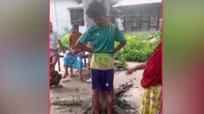চুরির অপবাদে কিশোরকে গাছে বেঁধে নির্যাতনে আটক ১