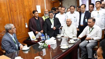 নবনির্বাচিত রাষ্ট্রপতির সঙ্গে প্রধানমন্ত্রীর সাক্ষাৎ, সঙ্গে ছিলেন হুইপ অপু