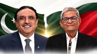 রাষ্ট্রপতি মির্জা ফখরুলকে অভিনন্দন জানালেন পাকিস্তানের প্রেসিডেন্ট